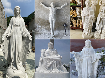 Các mẫu Tượng Đức Mẹ bằng Đá và Tượng Đá Công Giáo đẹp